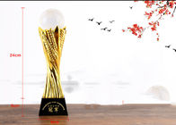 फ़ुटबॉल अंत वर्ष पुरस्कार के लिए क्रिस्टल बॉल के साथ कस्टम राल ट्रॉफी कप