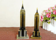 अमेरिकी एम्पायर स्टेट बिल्डिंग मॉडल मिश्र धातु सामग्री निर्मित दो आकार वैकल्पिक