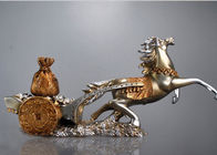 क्लासिक राल सजावट शिल्प चीनी विशेषता घोड़ा और खजाना शैली