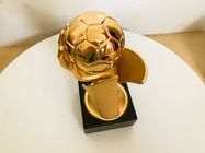 हैंडबाल कस्टम बॉल हाथ में विजेताओं के लिए पुरस्कार के रूप में उत्कीर्ण ट्राफी