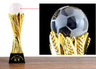 फ़ुटबॉल अंत वर्ष पुरस्कार के लिए क्रिस्टल बॉल के साथ कस्टम राल ट्रॉफी कप