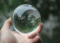 पारदर्शी ग्लास बॉल क्रिस्टल सजावट शिल्प 2 - 30 सेमी व्यास वैकल्पिक