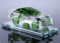 कार आकार क्रिस्टल सजावटी ग्लास की बोतलें पीले / हरे / नीले / सफेद रंग वैकल्पिक