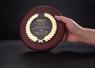 गोल पुरस्कार कप ट्राफियां, अखरोट की लकड़ी व्यक्तिगत ट्रॉफी कप 3 डी उत्कीर्ण लोगो